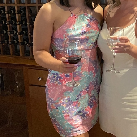 Showpo shiny satin mini dress - Picture 4 of 5